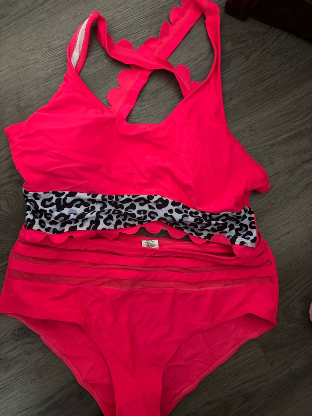 Women’s size L High Waisted bathing suit